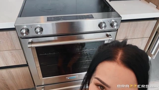 Brunette Katrina Jade is sucking cock in POV