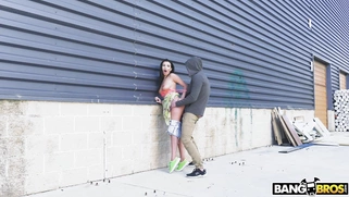 Romanian Alyssia Kent gets fucked outdoors