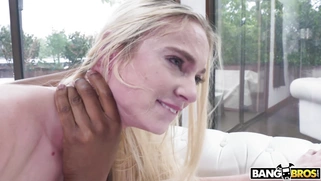 Lana Sharapova with the bugg plug in her ass rides the BBC