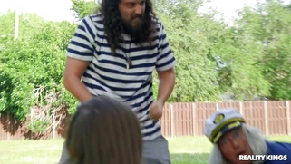 Alex Blake is sucking the black monster cock