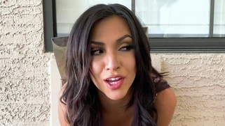 Hime Marie got stuck in the doggy door and got pussy fucked