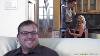 Gigi Allens sneaks Keiran into her house and sucks his dong