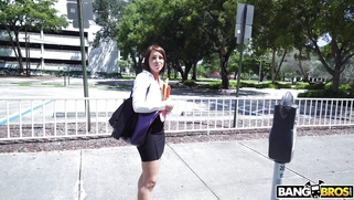 Riley Jacobs is getting picked up on the street