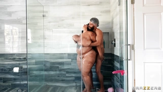 Sofia Rose and Xander Corvus in the shower