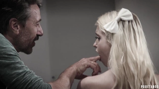 Chloe Couture gets fucked by two horny guys