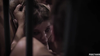 Adriana Chechik and Vienna Rose get fucked in the prison