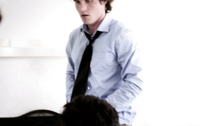 Piper Perri gets her mouth and pussy fucked in group action