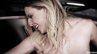 Aubrey Sinclair rides and sucks the hard prick