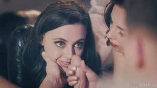 Casey Calvert and Whitney Wright are sucking the dick