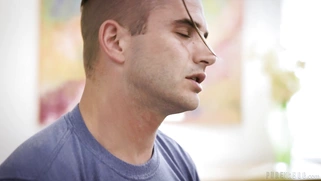 Kristen Scott orally pleasures the lucky dick