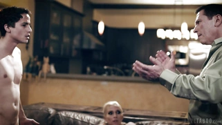 Christie Stevens shakes her amazing big butt on the hard rod