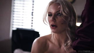 Kenzie Taylor is sucking the cock in front of her husband