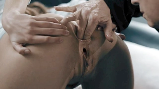 Gia Derza gets fingers in her asshole