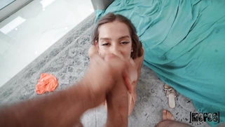 Bailey Base gets fucked and facialed by Jmac