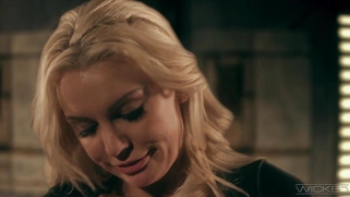 Busty Kenzie Taylor sat on the guy's face and got her pussy licked