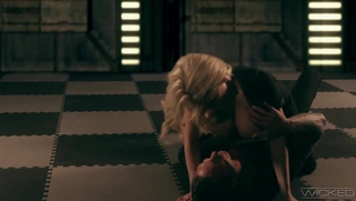 Busty Kenzie Taylor sat on the guy's face and got her pussy licked