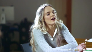 Sexy [censored] Carly Rae seducing her teacher with her juicy tits