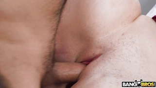 Busty mom Macey Jade gets fucked on the table