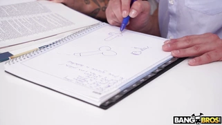 Horny Johnny Love wants to fuck his teacher Lilith Morningstar