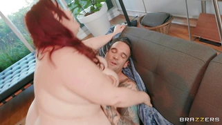 Eliza Allure bounces her huge ass on Alex Legend's cock