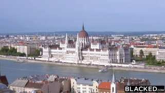 Blonde Cherry Kiss gets fucked by two black guys