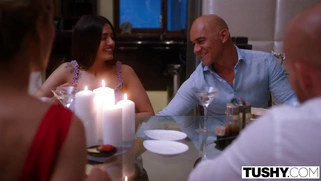 Blonde Shona River gets all her holes fucked