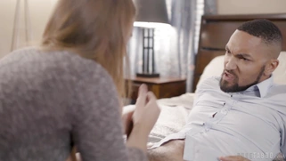 Natasha Nice is sucking Mickey Mod's cock