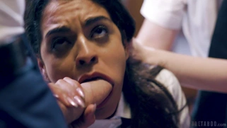 Vienna Black is [censored] by Casey Calvert to suck the cock