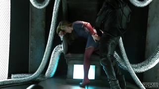 Carter Cruise gets her ass fucked by Damon Dice standing