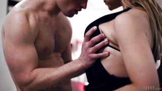 Blonde mom Sarah Vandella guzzles the cock