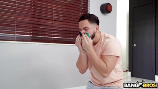 Bailey Base caught Peter Green stealing her panties