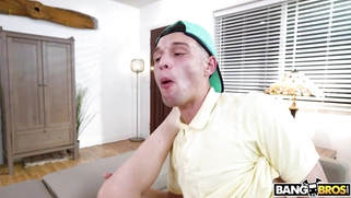 Busty Ally Cooper gets her trimmed pussy railed by Johnny Love