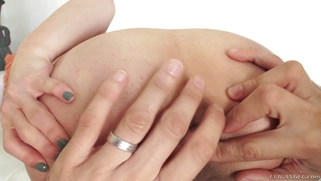 Bella Reese getting her rectum tongued and fingered