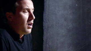 Piper Perri sucks Jessy's huge cock through a hole in the box