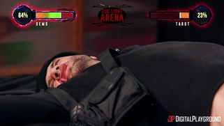 Gabbie Carter sucks and rides Damon Dice's hard cock