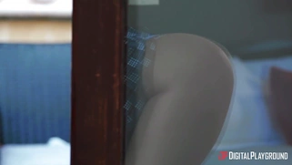 Gia Derza shows off her ass and pussy