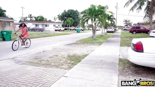 Ashley Aleigh was riding the bike when Jonathan Jordan noticed her