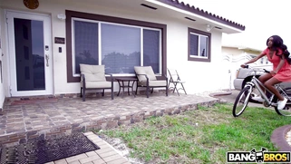 Ashley Aleigh was riding the bike when Jonathan Jordan noticed her