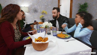 Jeni Angel was almost caught sucking Alex Legend's cock