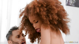 Cecilia Lion sucks and rides Damon Dice's hard prick