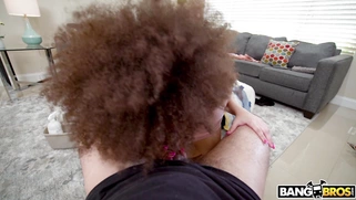 19yo Nina Diaz gives nice blowjob in POV