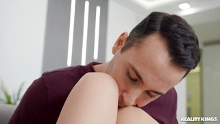 Tiffany Tatum is sucking Raul Costa's thick dick