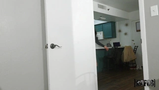 Kaitlyn Katsaros and Catalina Ossa suck cock and lick balls