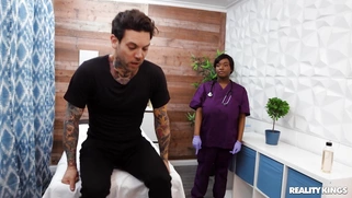 Tori Montana, Barbie Crystal, Ava Sinclaire and Small Hands