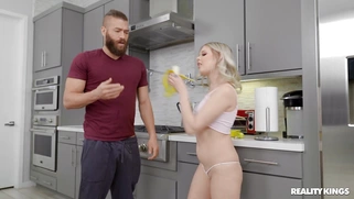 Coco Lovelock gives rim and blow jobs to Xander Corvus