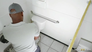 Aria Kai and Ebony Mystique are sucking Small Hands' dick