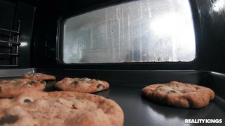 Lala Ivey slides her shaved pussy on the stiff dick