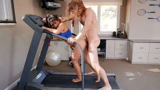 Tru Kait gets banged by Michael Vegas on the speedwalk