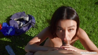 Martina Smeraldi gets fucked in reverse cowgirl position