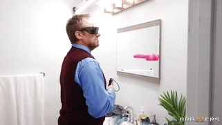 Codi Vore gets fucked by Van Wylde standing in the shower